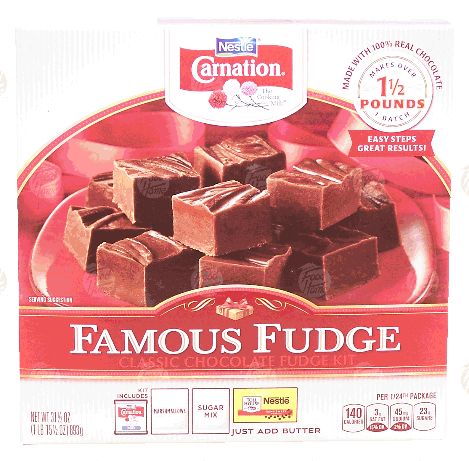 Nestle Carnation Famous Fudge chocolate fudge kit Full-Size Picture